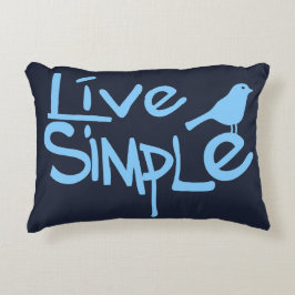 Live Simple Prydnadskudde