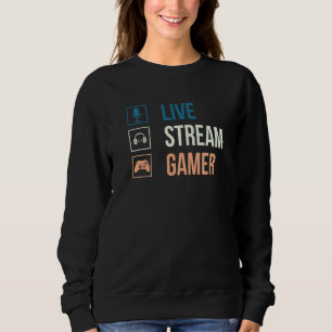 Live Streamer u2013 Videospel Spelande Live Strea T Shirt