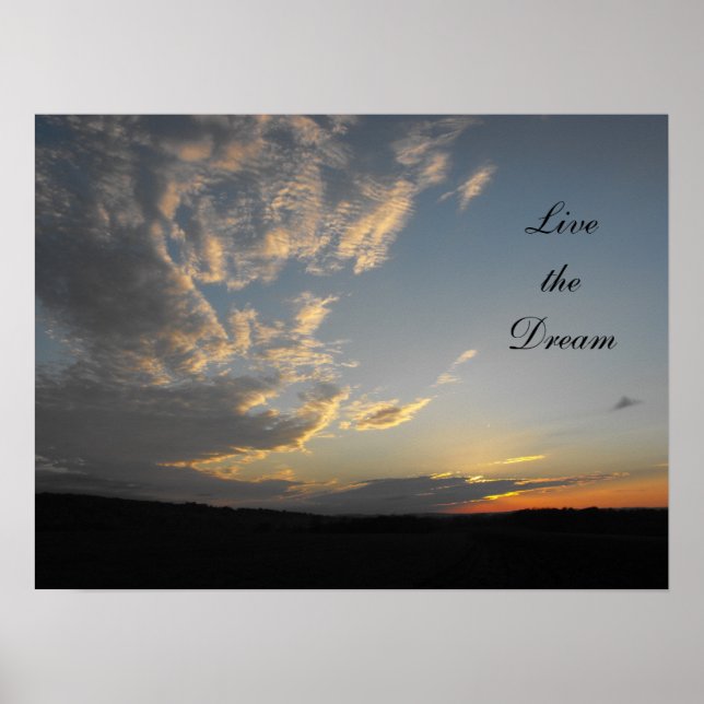 Live the Dream Poster (Framsidan)