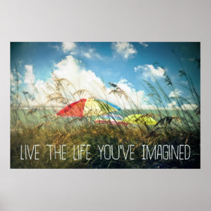 Live the Life Poster/Skriv ut Poster