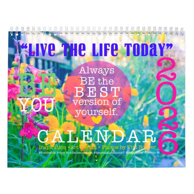 LIVE THE LIFE TODAY ::  TWENTY 26 Calendar Kalender (Omslag)