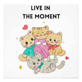 live the moment fototryck