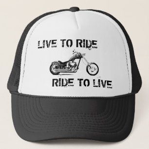 Live to ride, Ride to live Truckerkeps