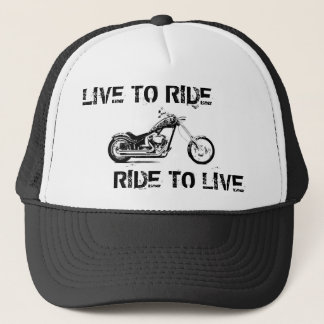 Live to ride, Ride to live Truckerkeps