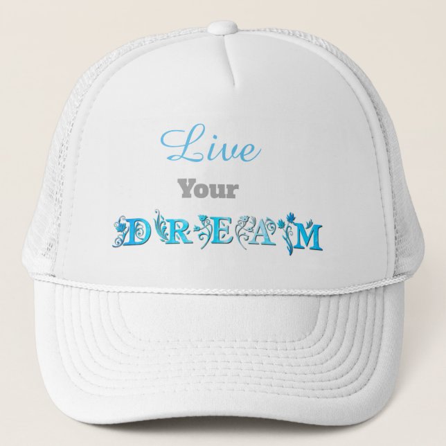 Live Your Dream Truckerkeps (Framsida)