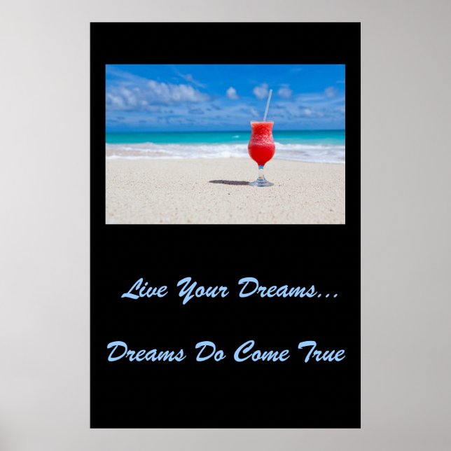 Live Your Dreams Poster (Framsidan)