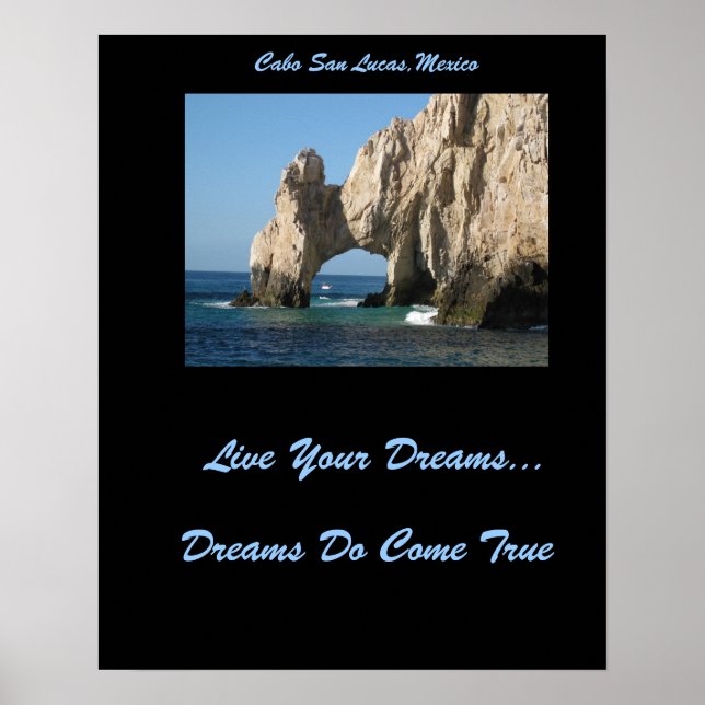 Live Your Dreams Poster (Framsidan)