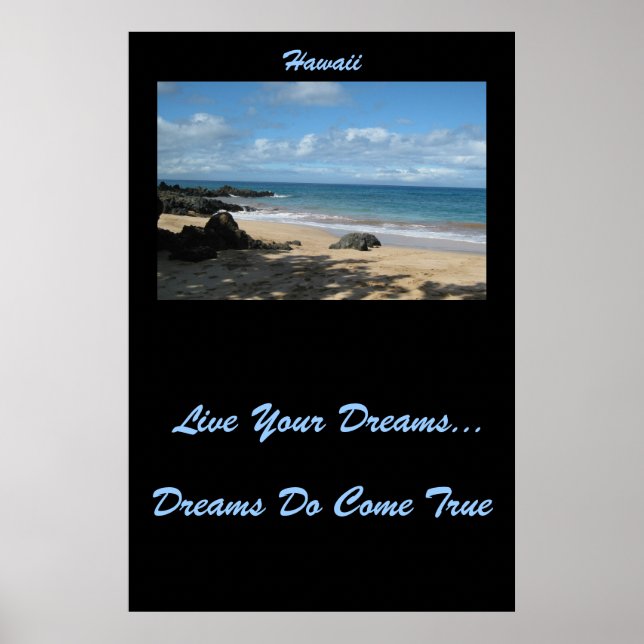 Live Your Dreams Poster (Framsidan)