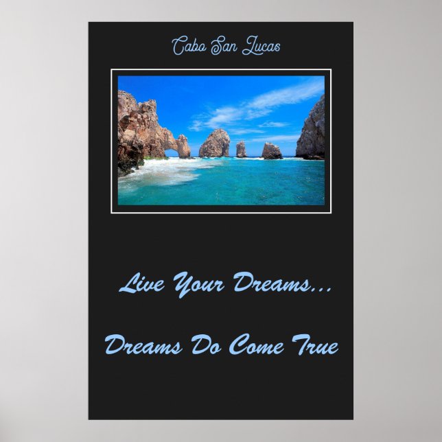 Live Your Dreams Poster (Framsidan)