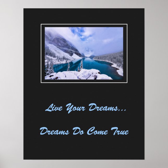 Live Your Dreams Poster (Framsidan)
