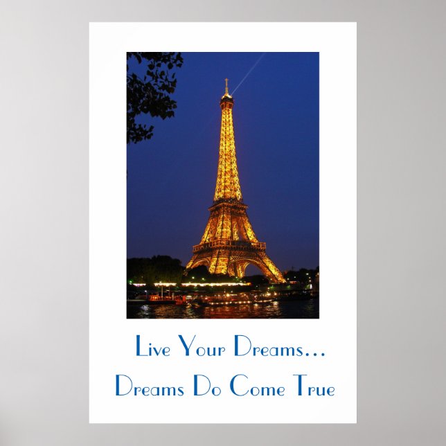 Live Your Dreams Poster (Framsidan)