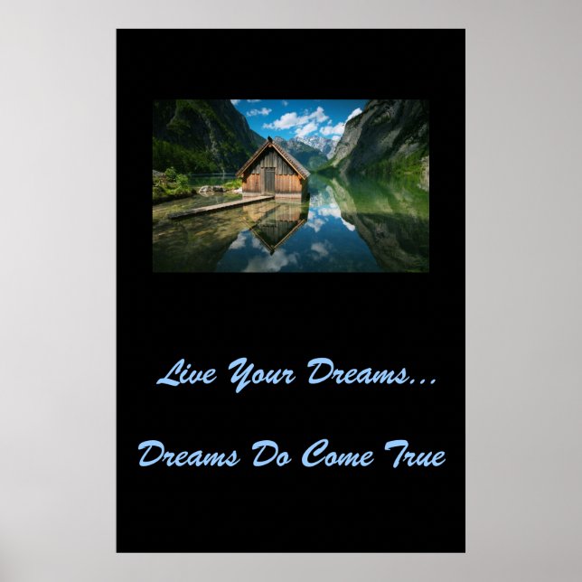 Live Your Dreams Poster (Framsidan)
