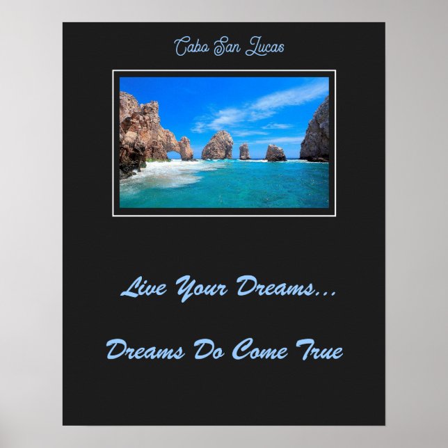 Live Your Dreams Poster (Framsidan)