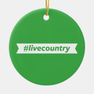 #LiveCountry Julgransprydnad Keramik