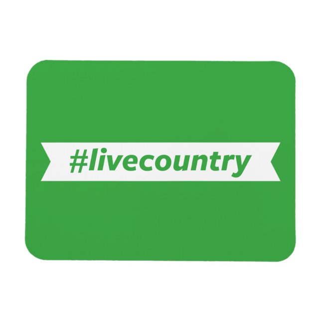 #LiveCountry Magnet (Horisontell)