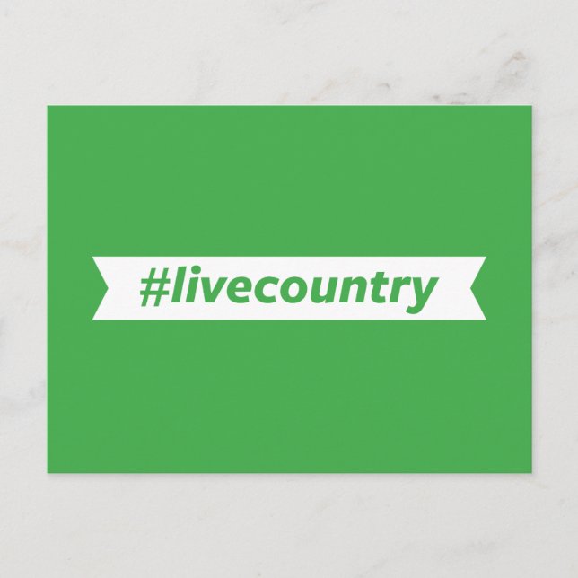 #LiveCountry Vykort (Framsida)