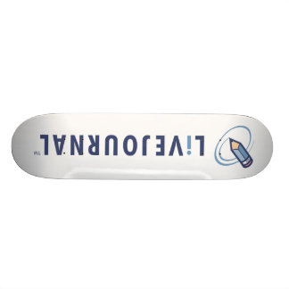 LiveJournal logotyp (vågrät) Skateboard Bräda 19,5 Cm