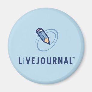 LiveJournal logotyplodrät Magnet