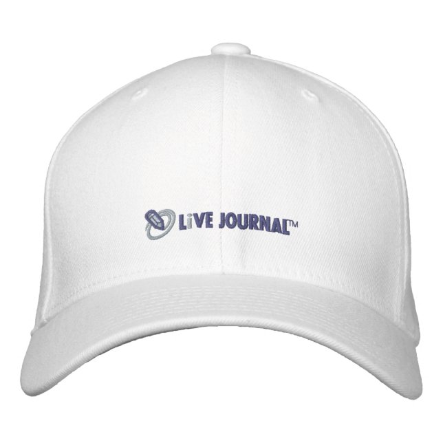 LiveJournal logotypvågrät Broderad Keps (Framsida)