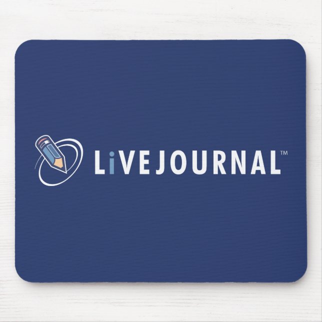 LiveJournal logotypvågrät Musmatta (Framsidan)