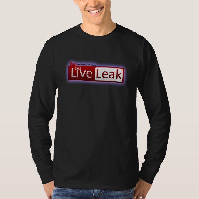 LiveLeak långärmadsvart Tee (Framsida)