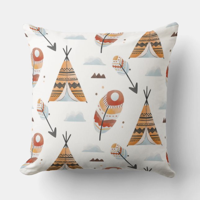 Lively Hues Accent Pillow Kudde (Framsida)