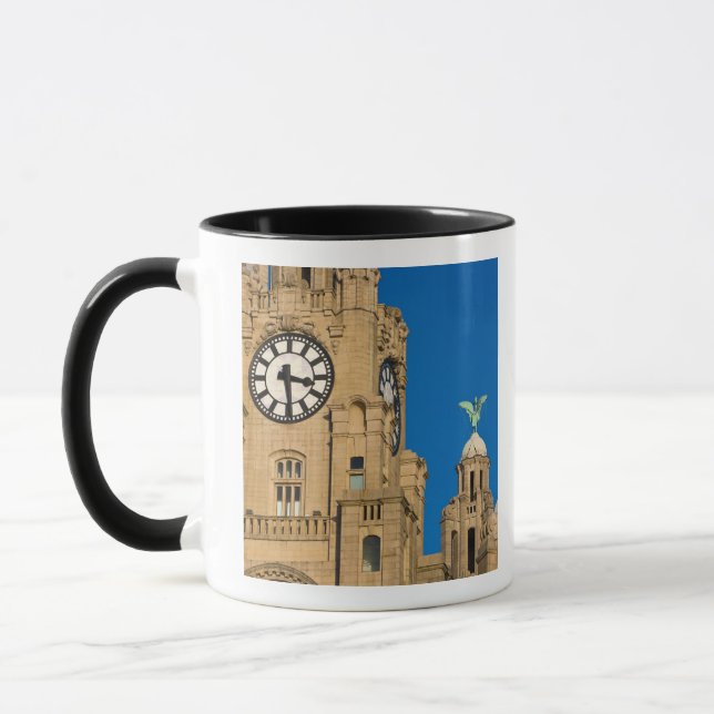 Liver Building, Liverpool, Merseyside, England Mugg (Vänster)
