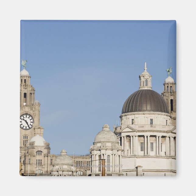 Liver Byggnad, Liverpool, England Magnet (Framsidan)