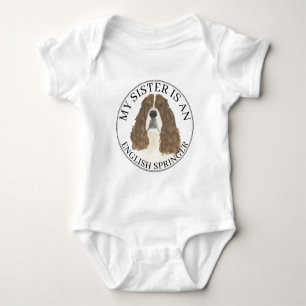 Liver & White English Springer Spain Big Sister T Shirt