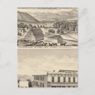 Livermore, Bardellini, bostad, gårdar, hotell Vykort