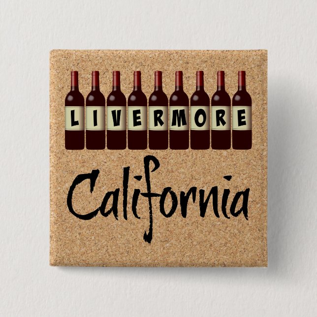 Livermore California Red Vin Flaskor Tasting Rolig Knapp (Framsida)
