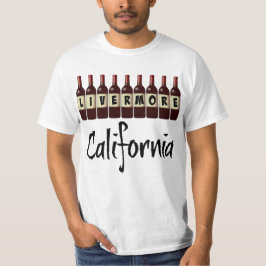 Livermore California Red Vin Flaskor Tasting Rolig T Shirt