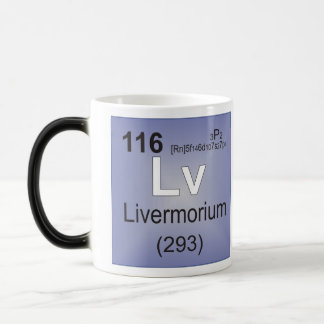 Livermorium individinslag - periodiskt bord magisk mugg