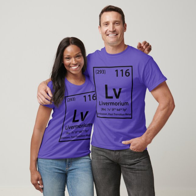 Livermorium Inslag (svart) T Shirt (Unisex)
