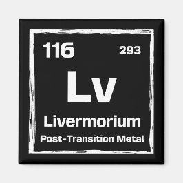 Livermorium (Lv) - Periodiska systemet Magnet