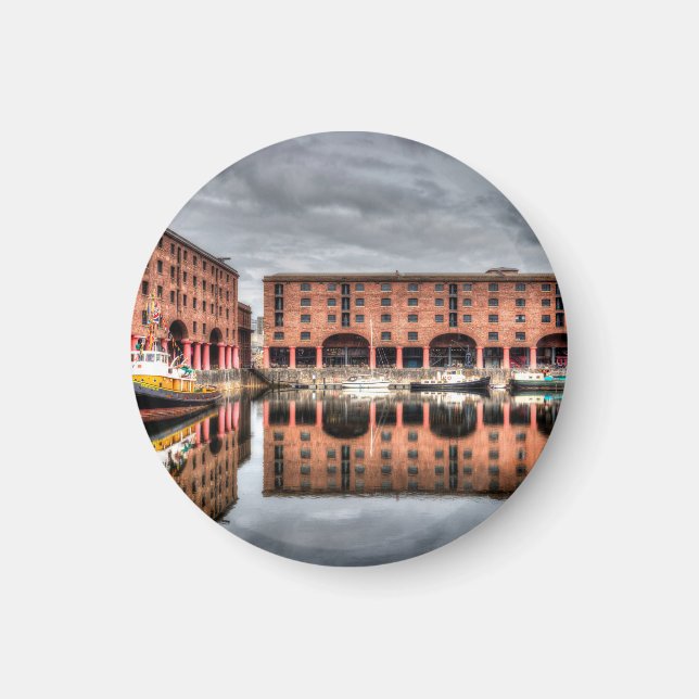 Liverpool Albert Dock Magnet (Framsidan)