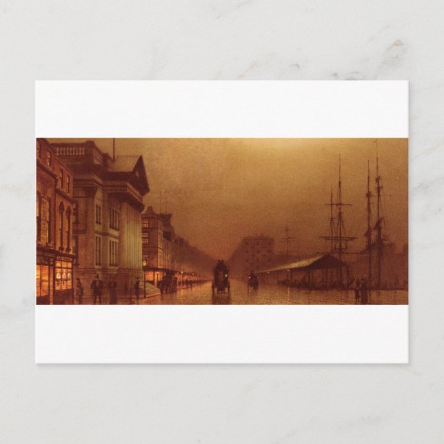 Liverpool Anpassningsbars House av John Atkinson G Vykort (Framsida)