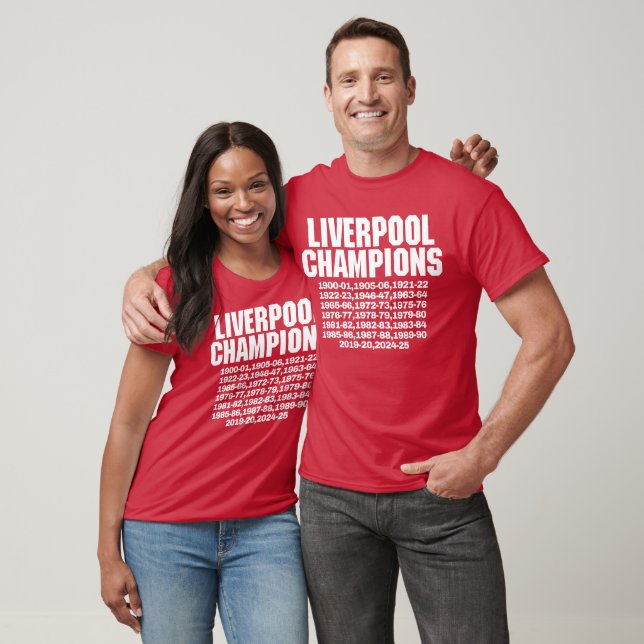 Liverpool Champions T Shirt (Unisex)