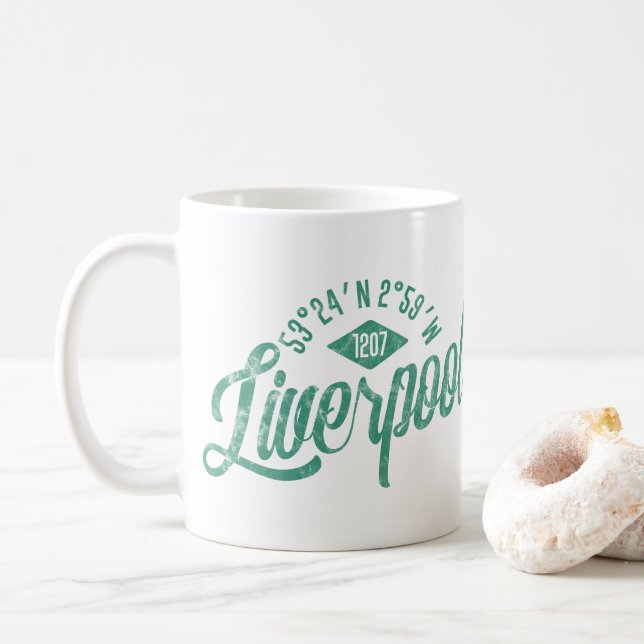 Liverpool Coordinates Mugg (Med munk)