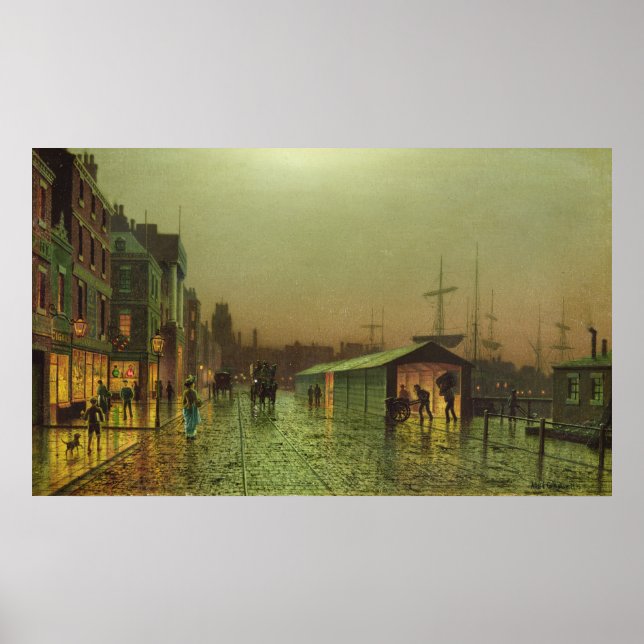 Liverpool Docks Poster (Framsidan)