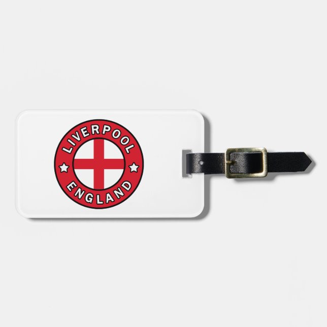 Liverpool England Bagagebricka (Horisontell Framsida)