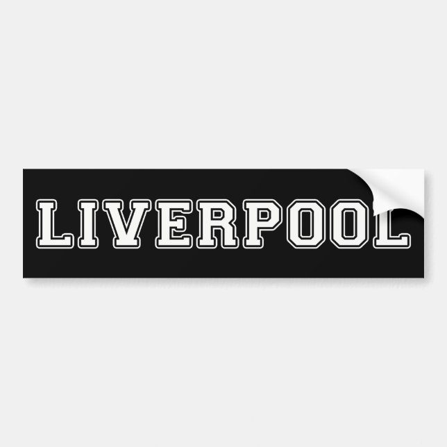 Liverpool England Bildekal (Framsidan)