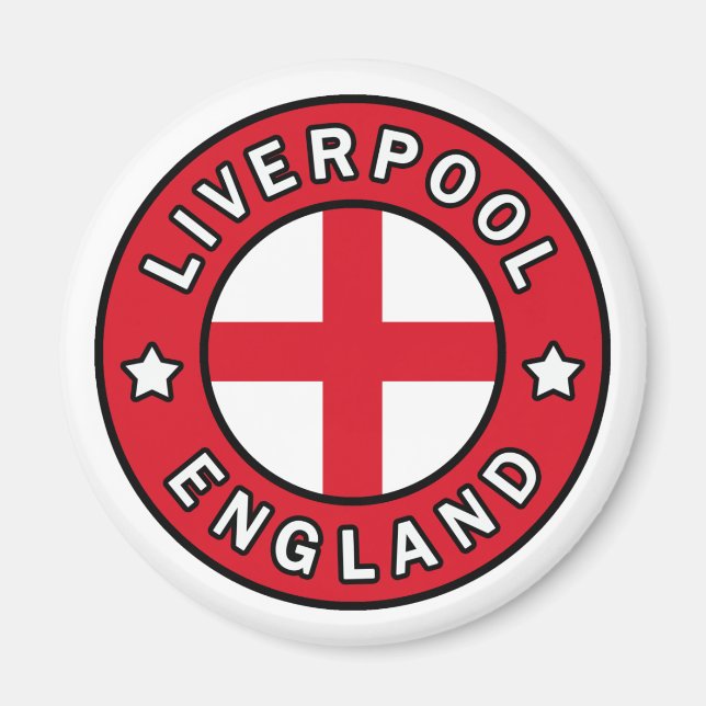 Liverpool England Magnet (Framsidan)