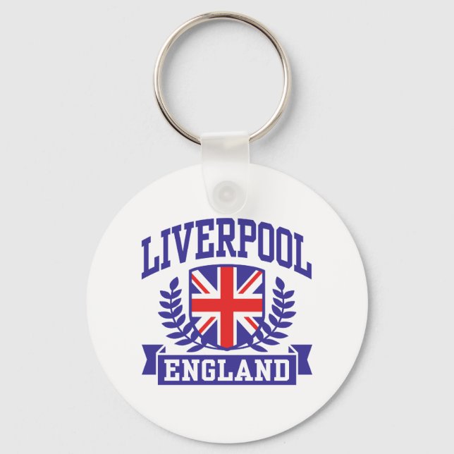 Liverpool England Nyckelring (Framsida)