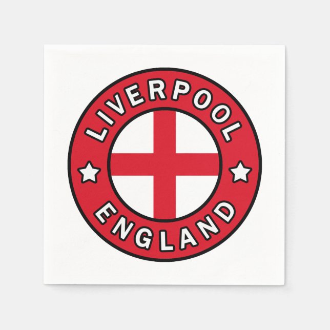 Liverpool England Pappersservett (Framsidan)