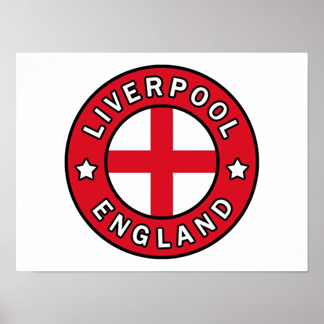 Liverpool England Poster (Framsidan)