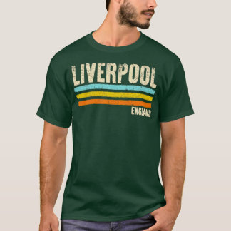 Liverpool England Retro T Shirt