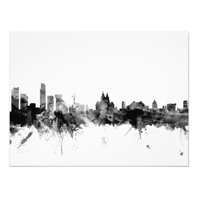 Liverpool England Skyline Fototryck (Framsidan)