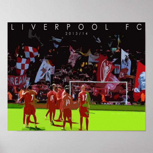 Liverpool FC 2013/14 Poster (Framsidan)