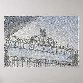 Liverpool FC:s Anfield Grind Poster